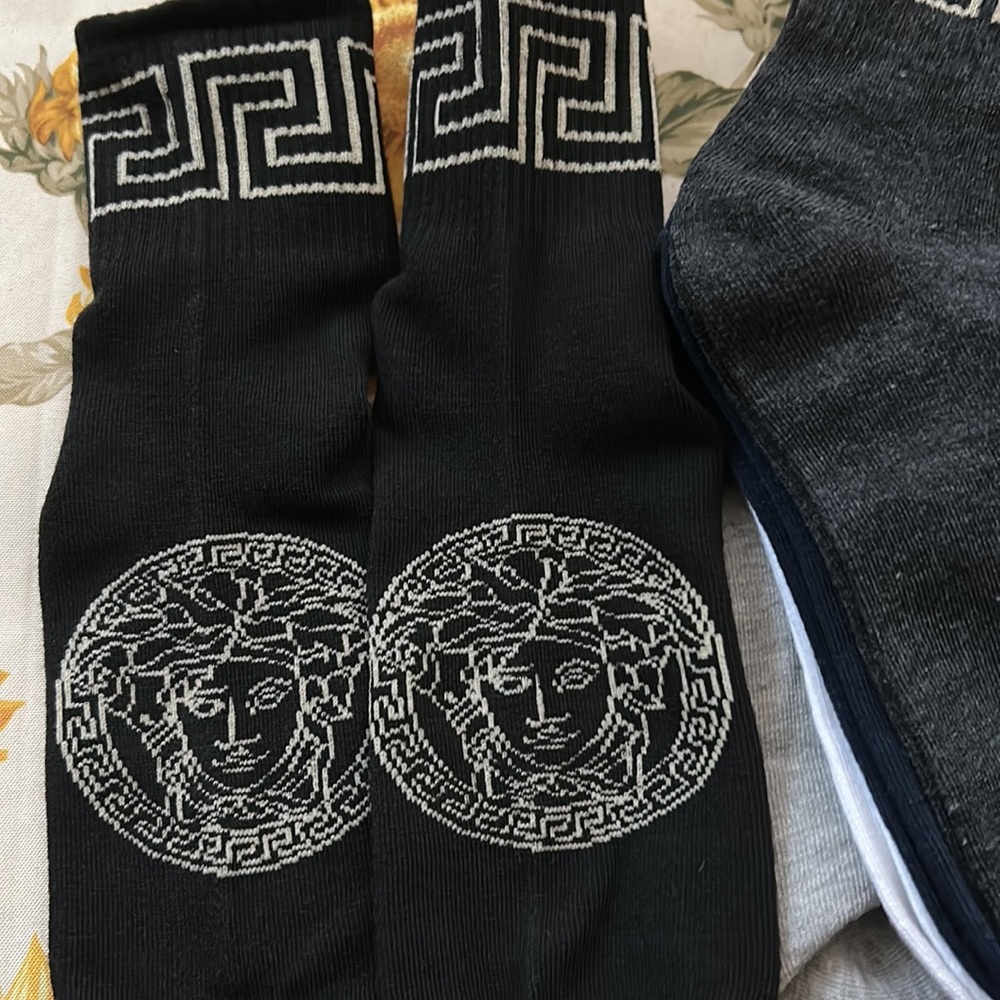 5 pairs of Versace socks